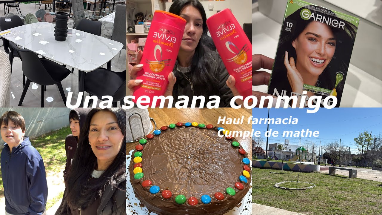 Vlog semanal : rutina / Haul de farmacia / cumpleaños 🎂🎈y más ✨