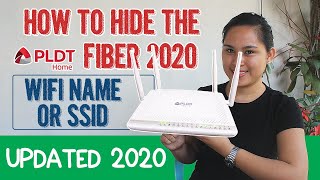 PLDT FIBER How to HIDE WIFI NAME OR SSID | PLDT FIBR 2020