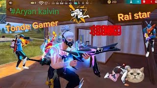 Rai star vs Aryan kalvin vs Tonde Gamer, Funny gameplay 😂 screenshot 4