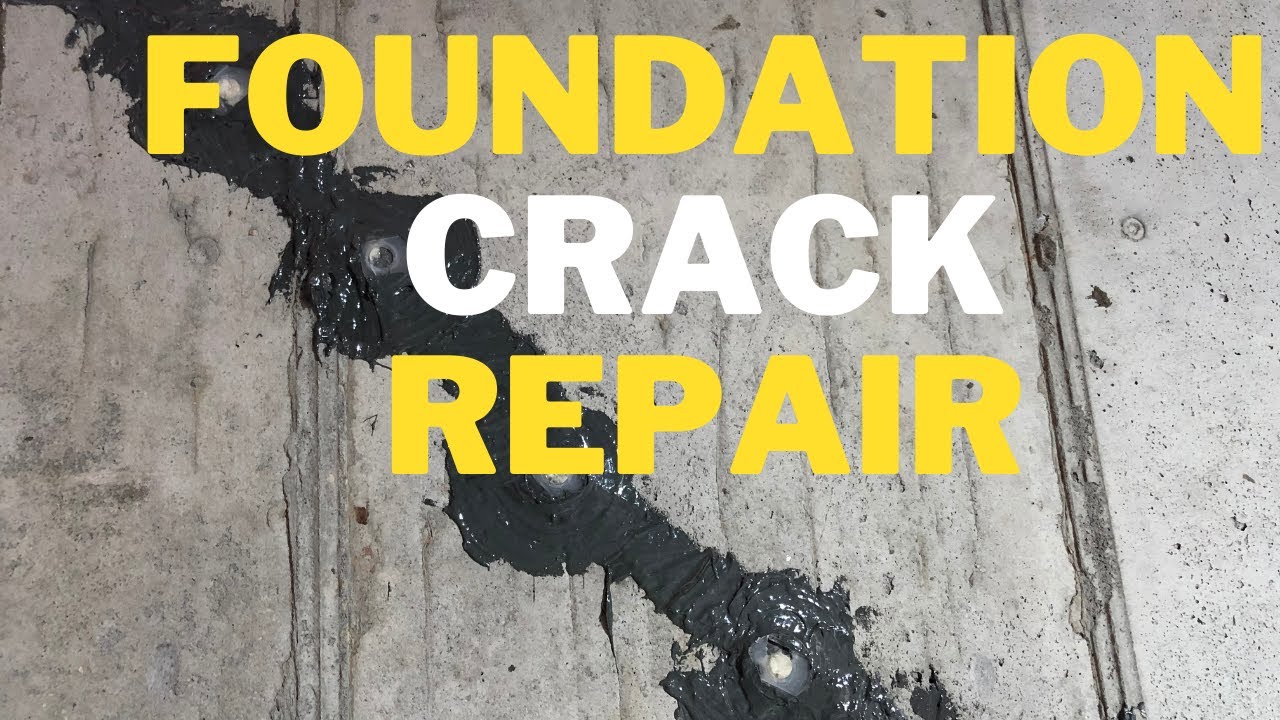 DIY Foundation Crack Repair - YouTube