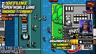 GAME OPEN WORLD OFFLINE MIRIP GTA - UKURAN KECIL (20MB) DOANG!! | RETRO CITY RAMPAGE DX+ FULL GAME screenshot 4
