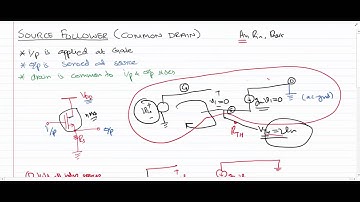 MOSFET Amplifiers - 04 Common Drain Amplifier  Configuration (Source Follower)