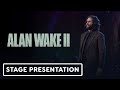 Alan wake 2 we sing live musical performance  game awards 2023