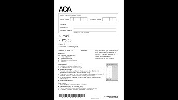 2025 AQA A Level Physics Paper 3 7408 3ba Section B Astrophysics