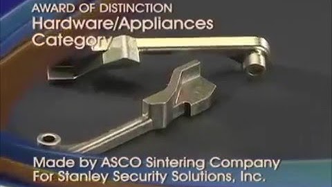 2010 MPIF Award of Distinction