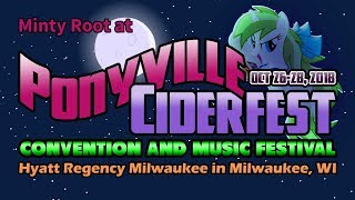 Minty Root At Ponyville Ciderfest 2018 Animated