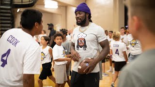Dalvin Cook Hosts 2022 Youth Football Camp screenshot 2