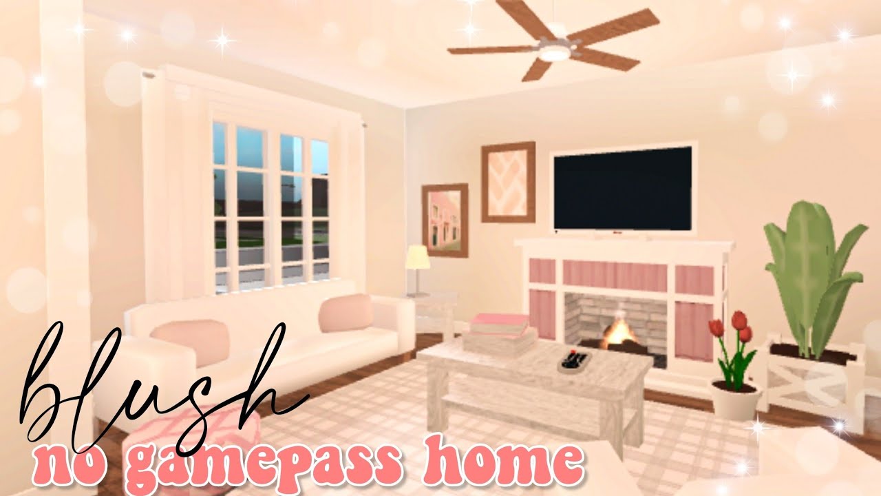 Bloxburg: Blush No Gamepass Home - YouTube