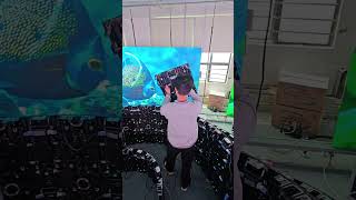 LED wall maze.#leddisplay #ledscreen #ledmodule #ledwall #eagerled