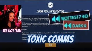 Famous TOXIC 3 stack gets BANNED, malding in RANKED | Overwatch Wealth