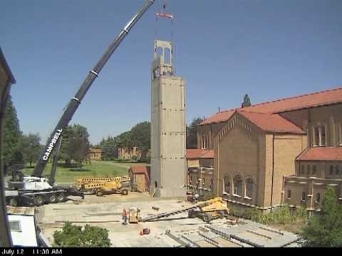Mt. Angel Abbey Bell Tower Construction 2007