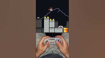 Crazy Kaizo Mario Cape Action pt 3 #shorts #smw #kaizo #super #mario #world #nintendo #speedrun