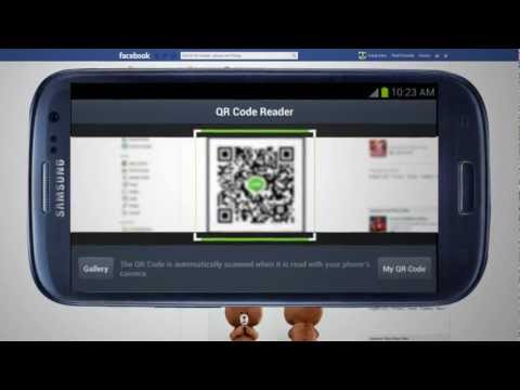 [LINE] Adding friends with a QR Code