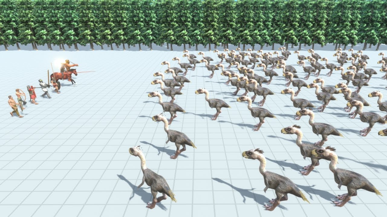 100 Terror Birds vs ALL TEAMS Animal Revolt Battle Simulator