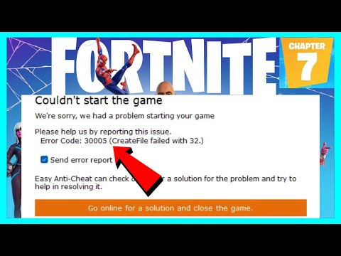 How to Fix Fortnite Error Code 30005 | Fortnite Error 30005 (2026 FIX)