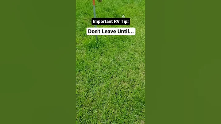 Important RV Tip! #shorts