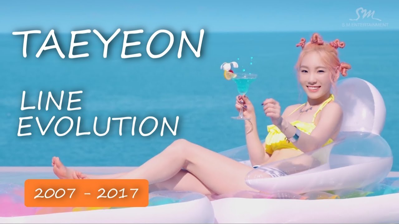 TAEYEON (SNSD) - LINE EVOLUTION [2007-2017]