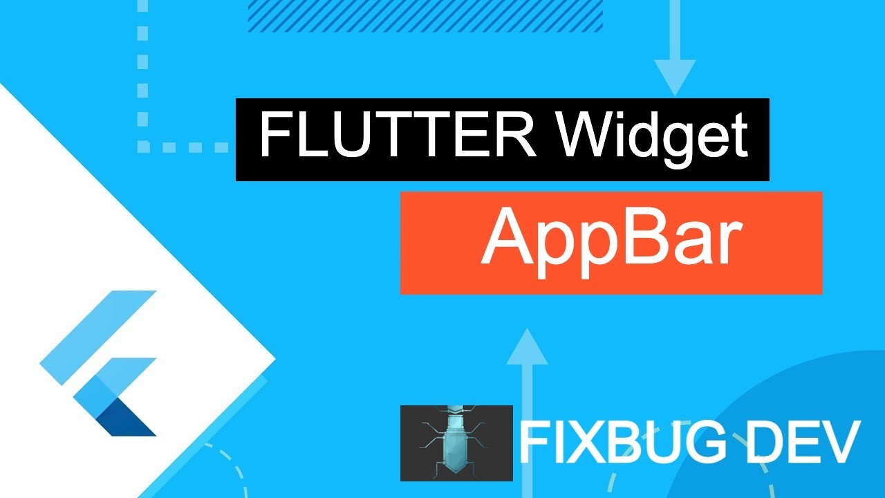 Flutter Widget - AppBar (Flutter Series) - YouTube