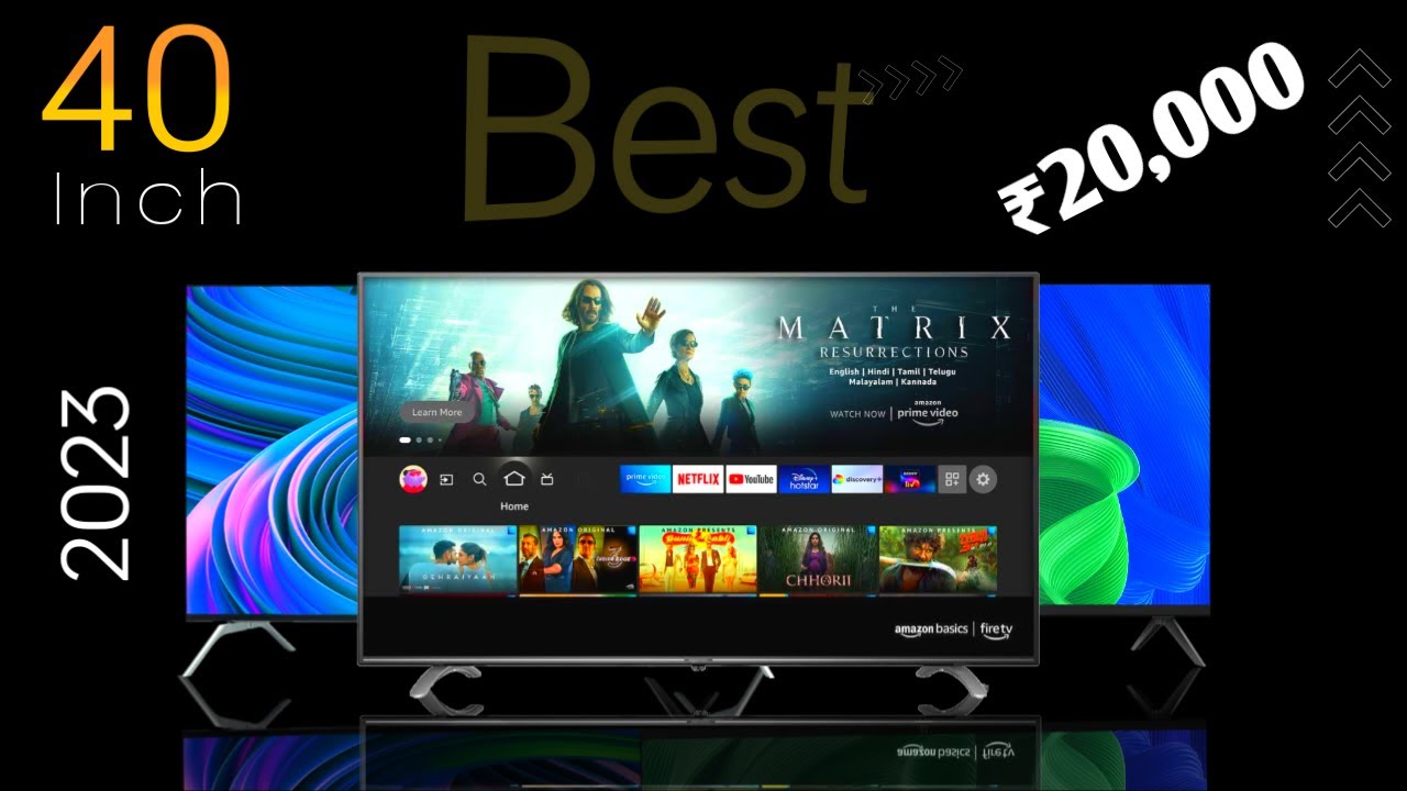 Top 4 best 40inch smart TVs under 20K ⚡Paisa wasool⚡ Best 40 inch