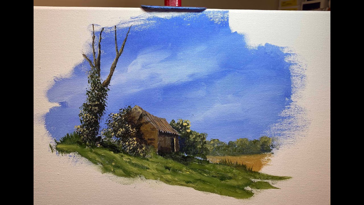 Shead Rundown A rundown shed in acrylics. - YouTube