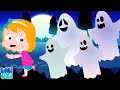 Twelve Little Ghost Halloween Cartoon Video for Kids