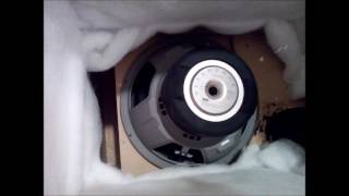 Athlete Statistics Infinity 1262w 12" Subwoofer build
