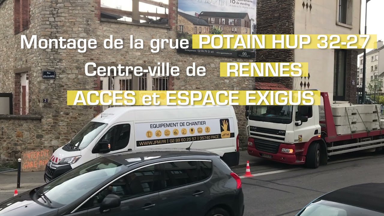 Montage Grue POTAIN HUP 32-27