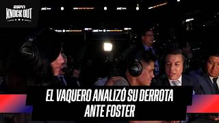 “Me faltó comprender el boxeo de Foster, su estilo fue mejor”, el ‘Vaquero’ Navarrete en exclusiva