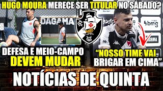 VAI MUDAR O TIME! | MEDEL NO TREINO | ÚLTIMAS NOTÍCIAS DO VASCO