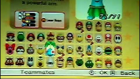 All Characters in Mario Super Sluggers/ Gameplay