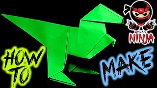 How to make: Origami Paper Raptor (w/ Music)