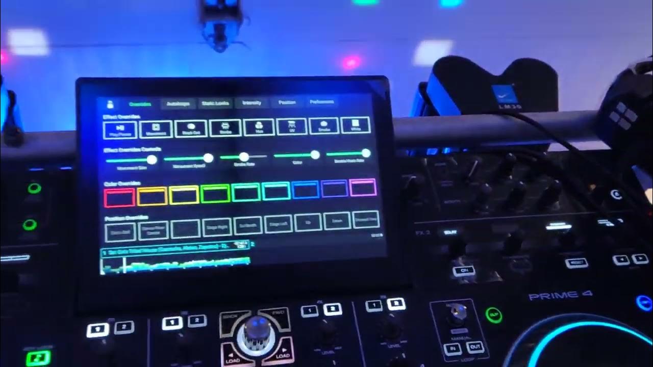 Denon Prime 4 SoundSwitch Manejando Luces Engine Lighting YouTube