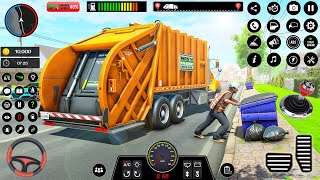 Garbage Trash Truck Realistic Simulator 3D - City Road Garbage Dumper Truck Games - Android GamePlay screenshot 4