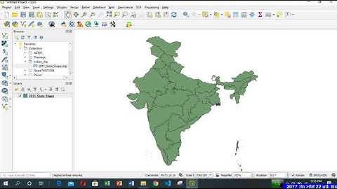 Lesson 1: Introduction to QGIS Tutorial in Hindi for Absolute Beginners