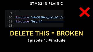 Why Every STM32 Program Starts With This One Line | STM32 in Plain C