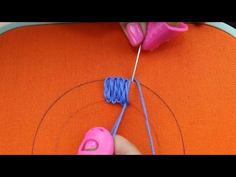 BORDADO FÁCIL NIVEL PRINCIPIANTE PUNTO TRENZADO | HAND EMBROIDERY EASY STITCH UNIQUE DESIGN