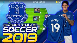 SAIU! TIME DO ÉVERTON 2020 SUPER ATUALIZADO PARA O SEU DREAM LEAGUE SOCCER 2019! JAMES RODRIGUES!