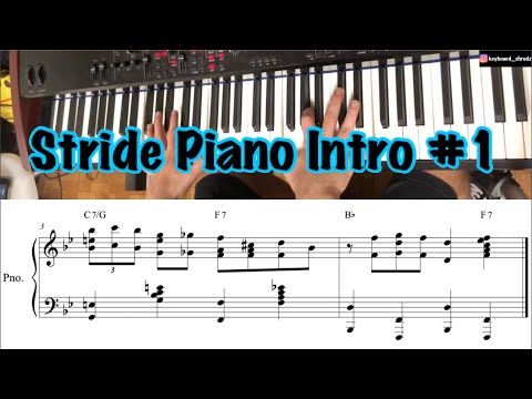 Stride Piano Intro #1