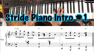 Stride Piano Intro #1