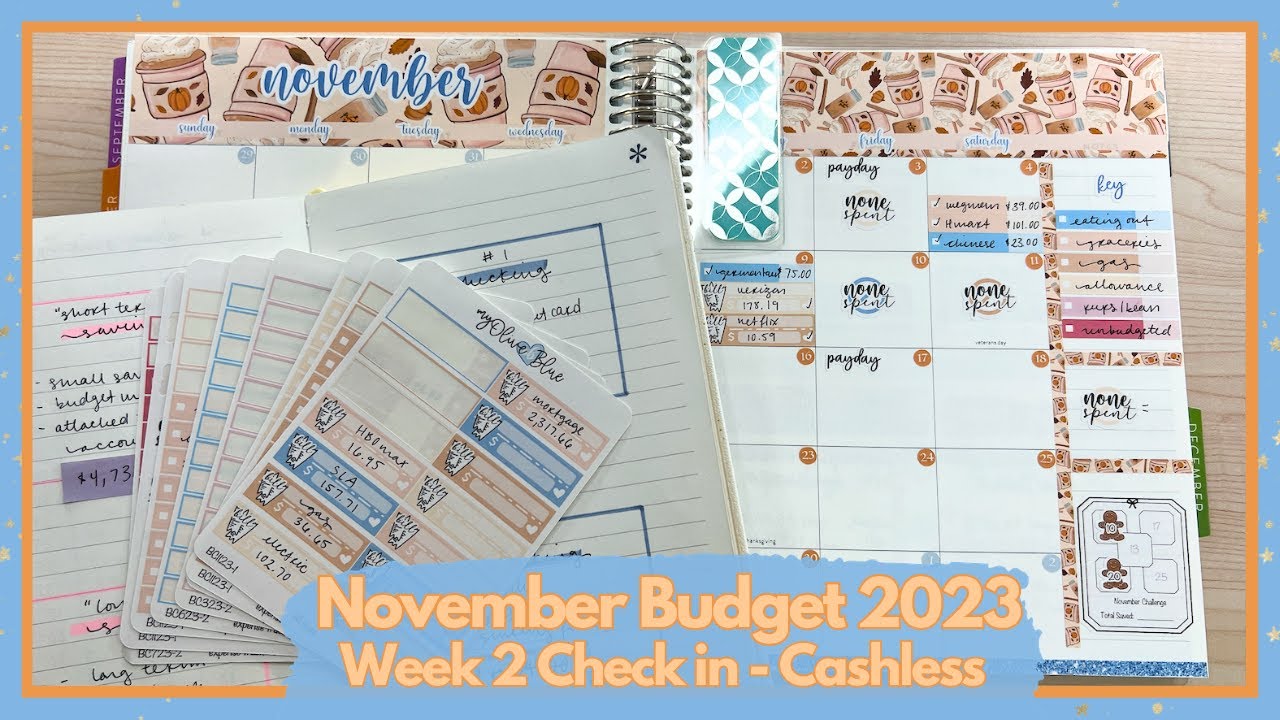 🍁 November Week 2 Check In + Apps We Use (cashless) | Balancing our ...