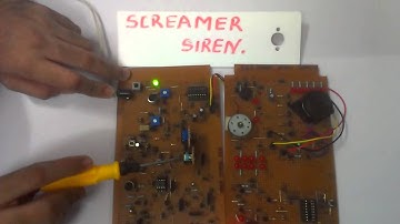 Screamer Siren using 555 Timer IC