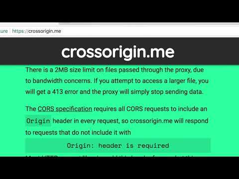 access-control-allow-origin Solution