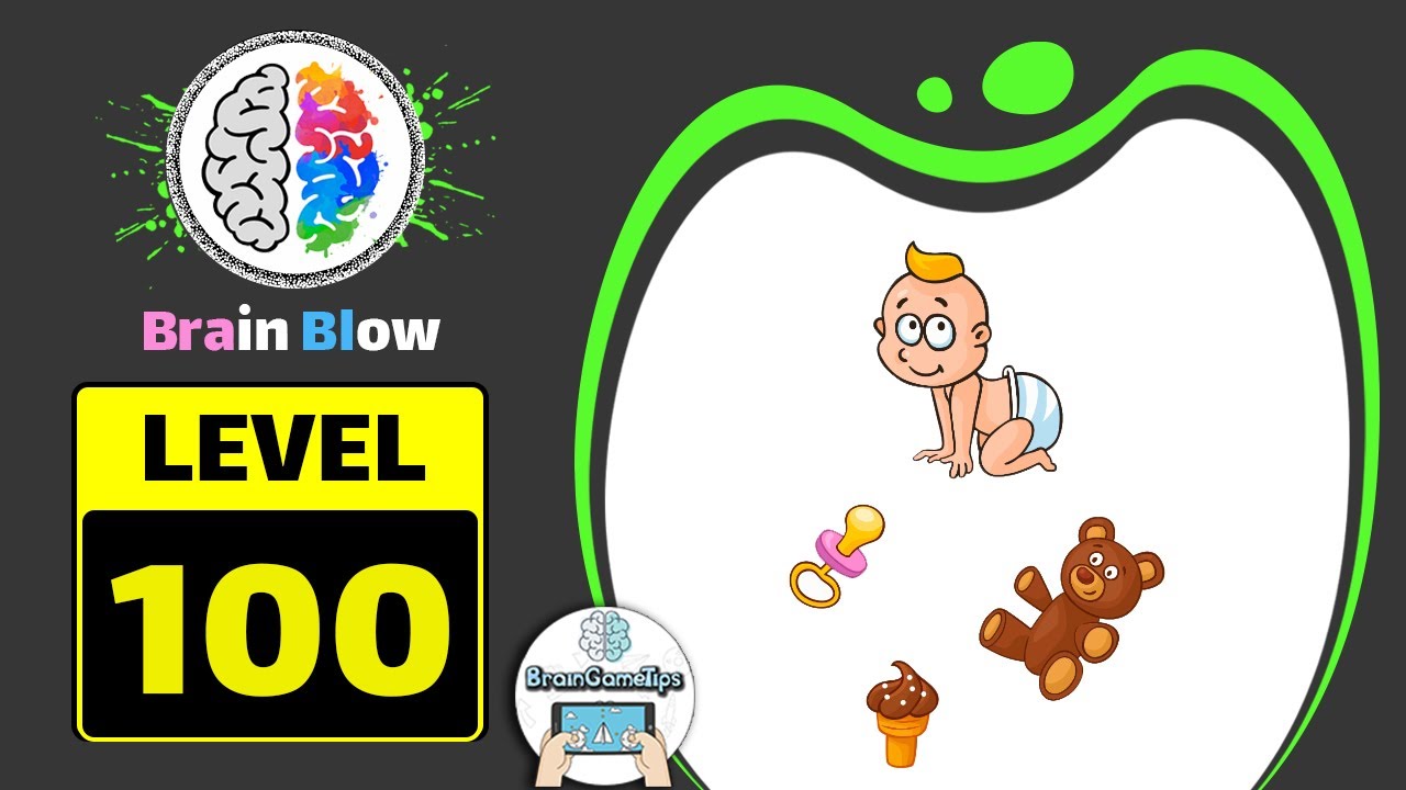 Brain Blow: Genius IQ Test - Level 100 Help The Baby Fall Asleep Answer