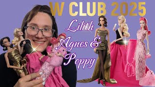 Download Lagu W Club 2025 : Agnes, Lilith and Poppy Parker, all three Integrity Toys dolls box opening and review MP3