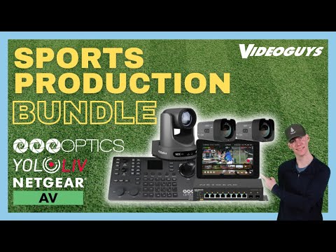 PTZOptics + YoloBox Ultra + NETGEAR Sports Bundle | Pro NDI Sports Production Setup!