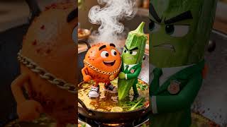 आलू और भिंडी का मेल #hindi #kids #vegetable #3dcartoon #adventurestory #animated