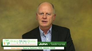 John Testimonial | Dublin Ohio Dentist | Dublin Metro Dental Group