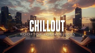 ROOFTOP LOUNGE MUSIC - Sunset At The City With Relaxing Music - Background Music for Work🎶