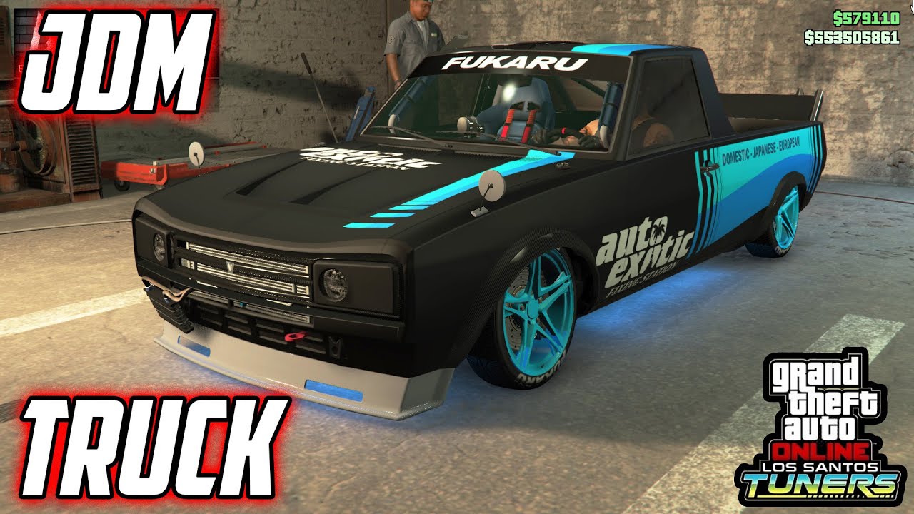 GTA V Online - Vulcar Warrener HKR Drift Best Customization (Skyline Truck)