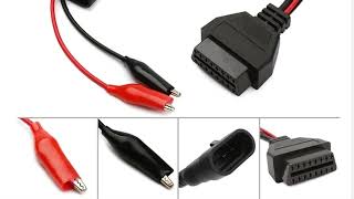 Cable adaptador OBD 2 16 pines a OBD 3 pines FIAT